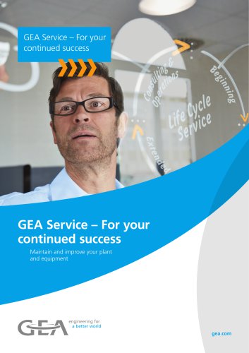 GEA Service – For your continued success