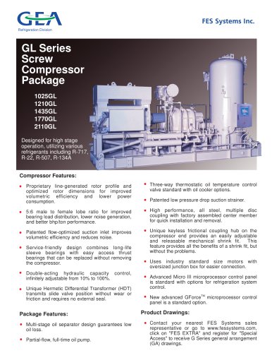 GL Series Screw Compressor Package