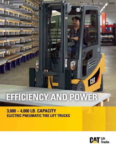 EPC3000-EP4000 Electric Pneumatic Tire Lift Trucks