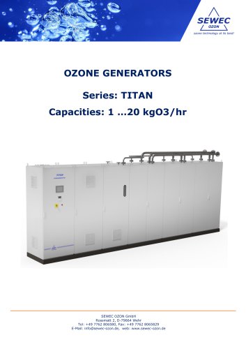 OZONE GENERATORS Series: TITAN