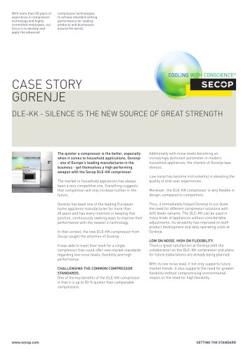 CASE STORY GORENJE