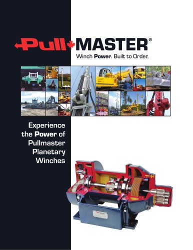 Experience the Power of Pullmaster Planetary Winches