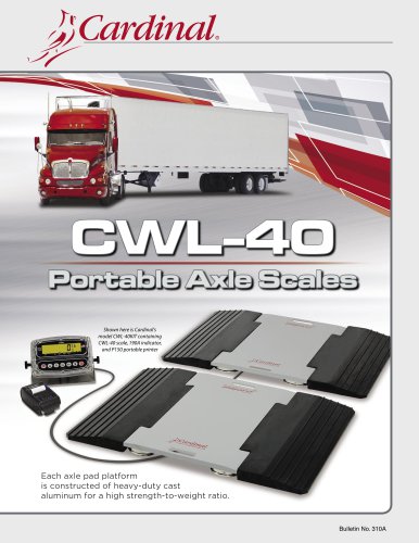 CWL-40 Axle Scales
