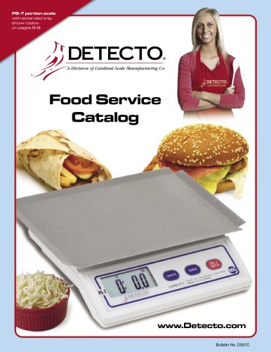 Detecto Food Service Products Catalog