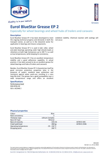 Eurol BlueStar Grease EP 2