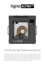 BigRep Altra 280 Datasheet