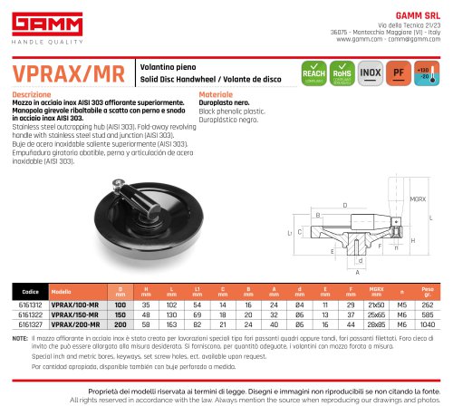 VPRAX/MR