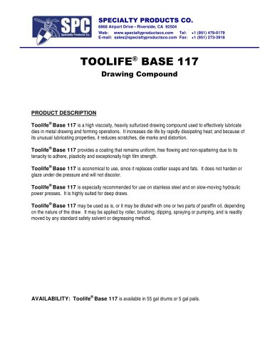 TOOLIFE® BASE 117