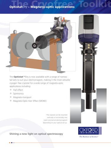 OptistatDry magneto-optics applications