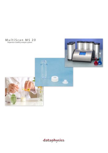 Stability analysis system MultiScan MS 20
