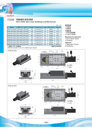 Servo Linear Rail Slide Unit