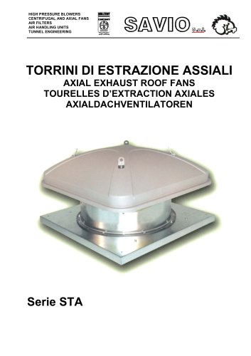 AXIAL EXHAUST ROOF FANS