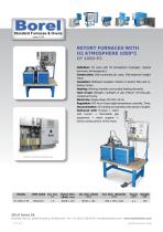 Retort Furnaces under flammable gas 1050°C - CP 1050-P3