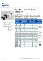 DEMOELE- Nylon Right Angle Cable Glands