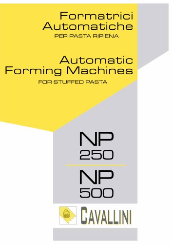 Automatic Forming Machines NP 250 /NP 500