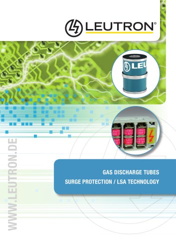 GAS DISCHARGE TUBES SURGE PROTECTION / LSA TECHNOLOGY