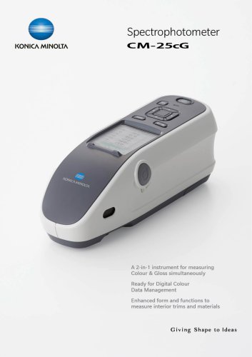 Portable Spectrophotometer CM-25cG