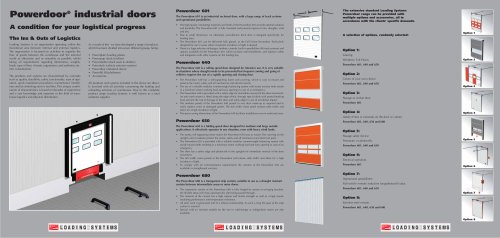 Powerdoor industrial doors