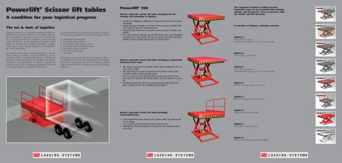 Powerlift tables