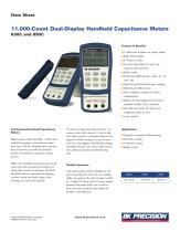 830C and 890C Dual Display Handheld Capacitance Meters