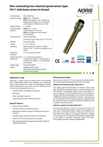 Datasheet FA11