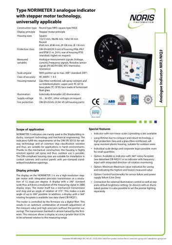 Datasheet NIR3 NIQ3