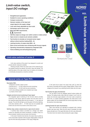 Datasheet RG5