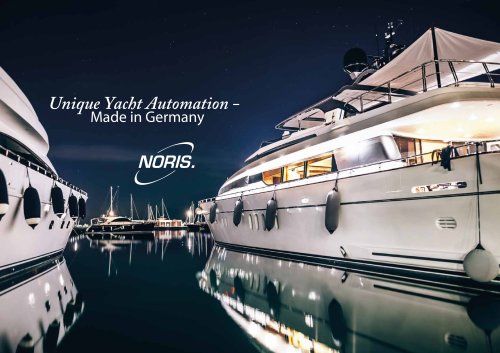 NORIS yacht brochure