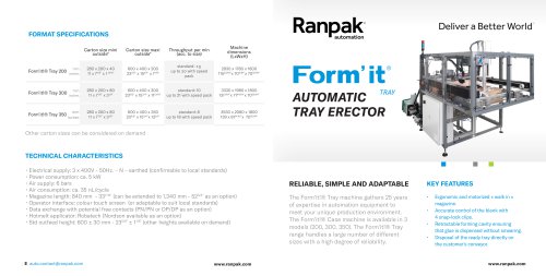 Form' it TRAY