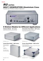 AUP series - ALUMINIUM ENCLOSURE with DETACHABLE PANELS