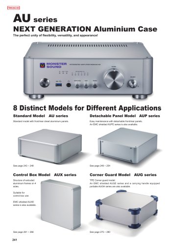 AUPE series - EMC SHIELDED ENCLOSURE with DETACHABLE PANELS