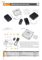 BC series - EMBEDDED BATTERY BOX