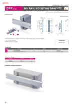 DRF series - DIN RAIL MOUNTING BRACKET