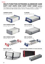 EXPF series - FLANGED ALUMINIUM PANEL CASE