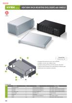 HYRH series - HEAT-SINK RACK MOUNTING ENCLOSURE with HANDLE