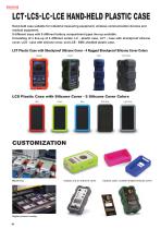 LCT series - HANDHELD CASE with SHOCKPROOF SILICONE COVER