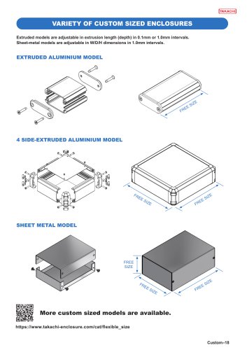 MXAC series - CUSTOM SIZED ALUMINIUM MOBILE ENCLOSURE