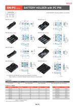 SN・MP-PC series - BATTERY HOLDER with PC PIN