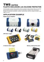 TWS series - PLASTIC ENCLOSURE with SILICONE PROTECTOR