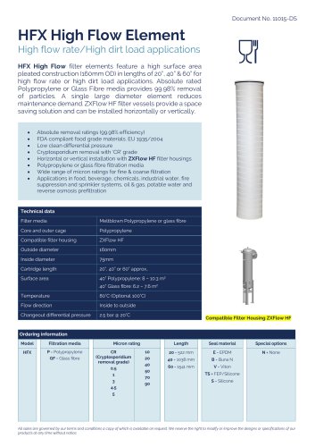 11015- DS HFX High Flow Element