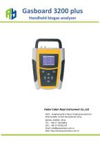 Gasboard-3200plus Handheld Biogas Analyzer