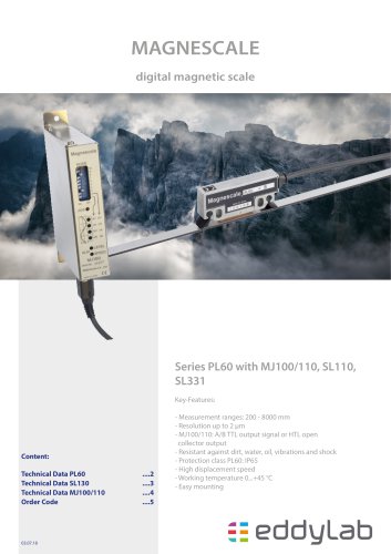 PL60 with MJ100/110 Interpolator - Magnescale ®