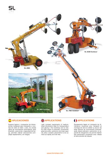 SL - Motorized glazing trolley