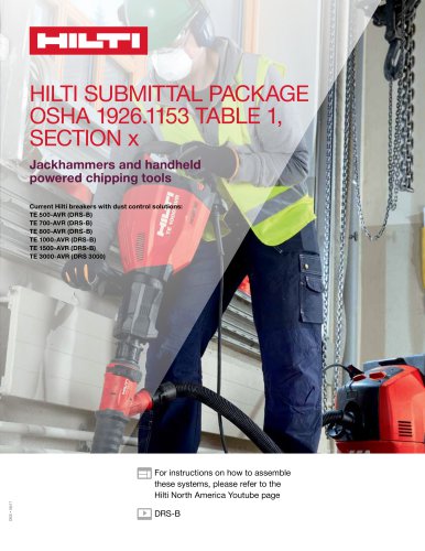 OSHA 1926.1153, Section X