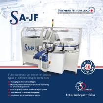 Fully-automatic jar feeder for various types of different shaped containers