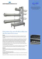Gerstenberg Polaron Pin Rotor Machine and Polaron Plasticator