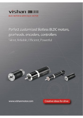 Perfect customized Slotless BLDC motors, gearheads, encoders, controllers