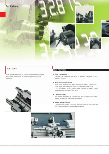 Innova series For Lathes