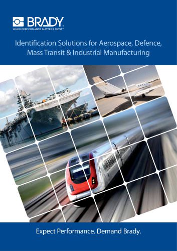 Aerospace, Defence, Mass Transit & Industrial Manufacturing