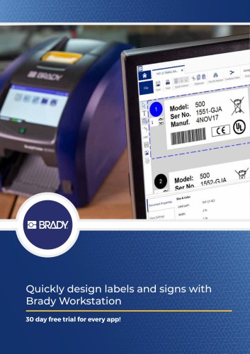 Brady Workstation: Quickly design labels and signs